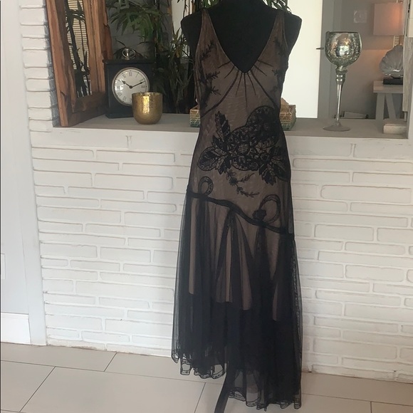 BCBG MaxAzria Formal Sheer Tulle Dress| Size M - Picture 1 of 8
